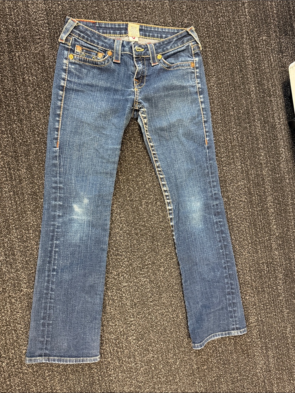 True Religion Women's Medium Blue Boot Cut Jeans